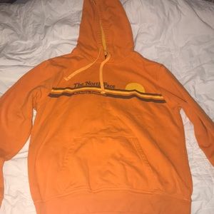 Orange North Face Hoodie